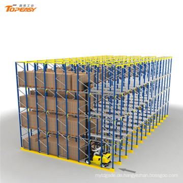 iron drive through rack for warehouse storage system